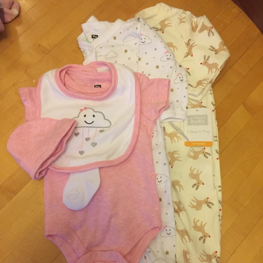 NWT Hudson Baby baby girl lot